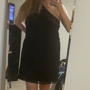 black of the shoulder dress